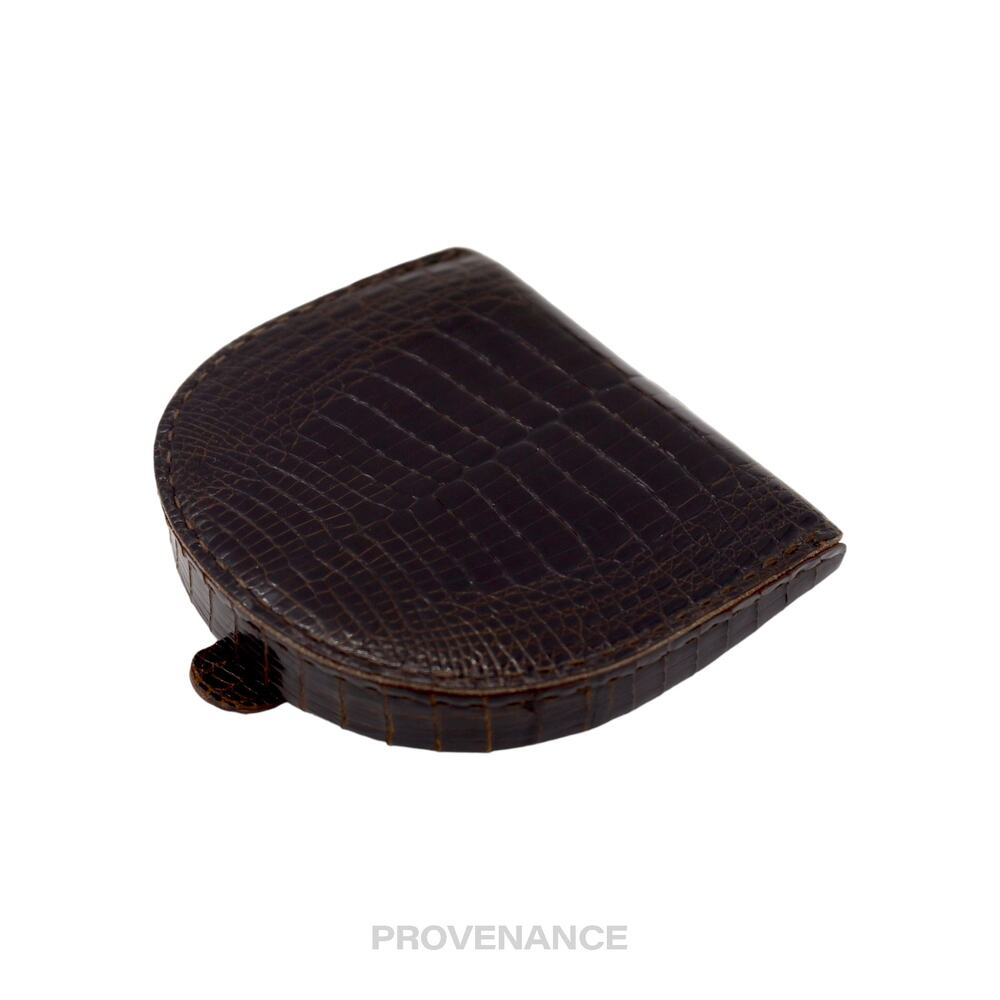 🔴 Gucci Coin Wallet - Dark Chocolate Crocodile - Picture 3 of 6